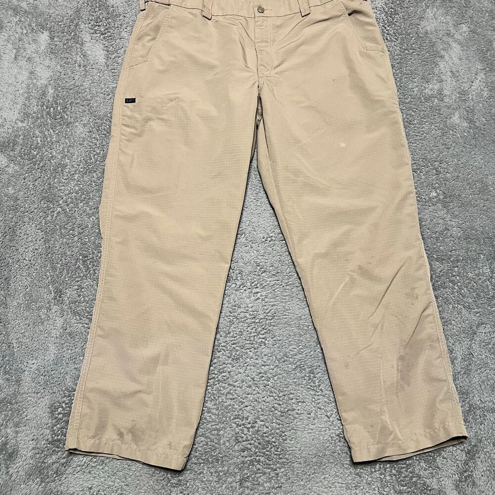 5.11 Tactical Pants Mens 40 x30 Tan Fast Tac Urban 74461 Utility Ripstop ***